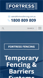 Mobile Screenshot of fortressfencing.com.au