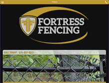Tablet Screenshot of fortressfencing.ca